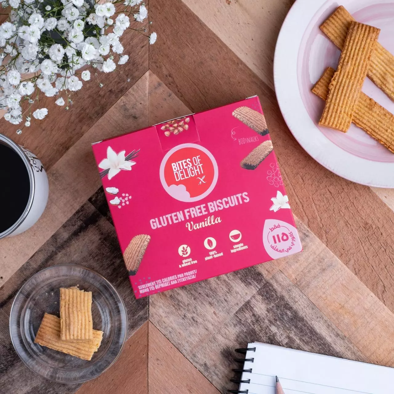 BITES OF DELIGHT GLUTEN FREE VANILLA BISCUIT 150G