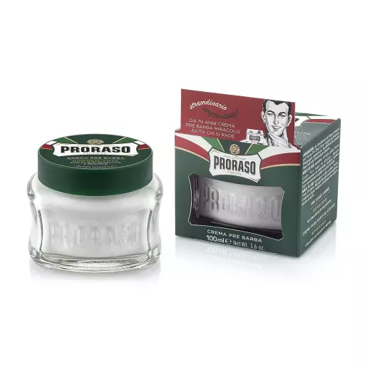 Proraso Pre Shave Cream Refreshing - Green 3.6 oz - 6 Pack