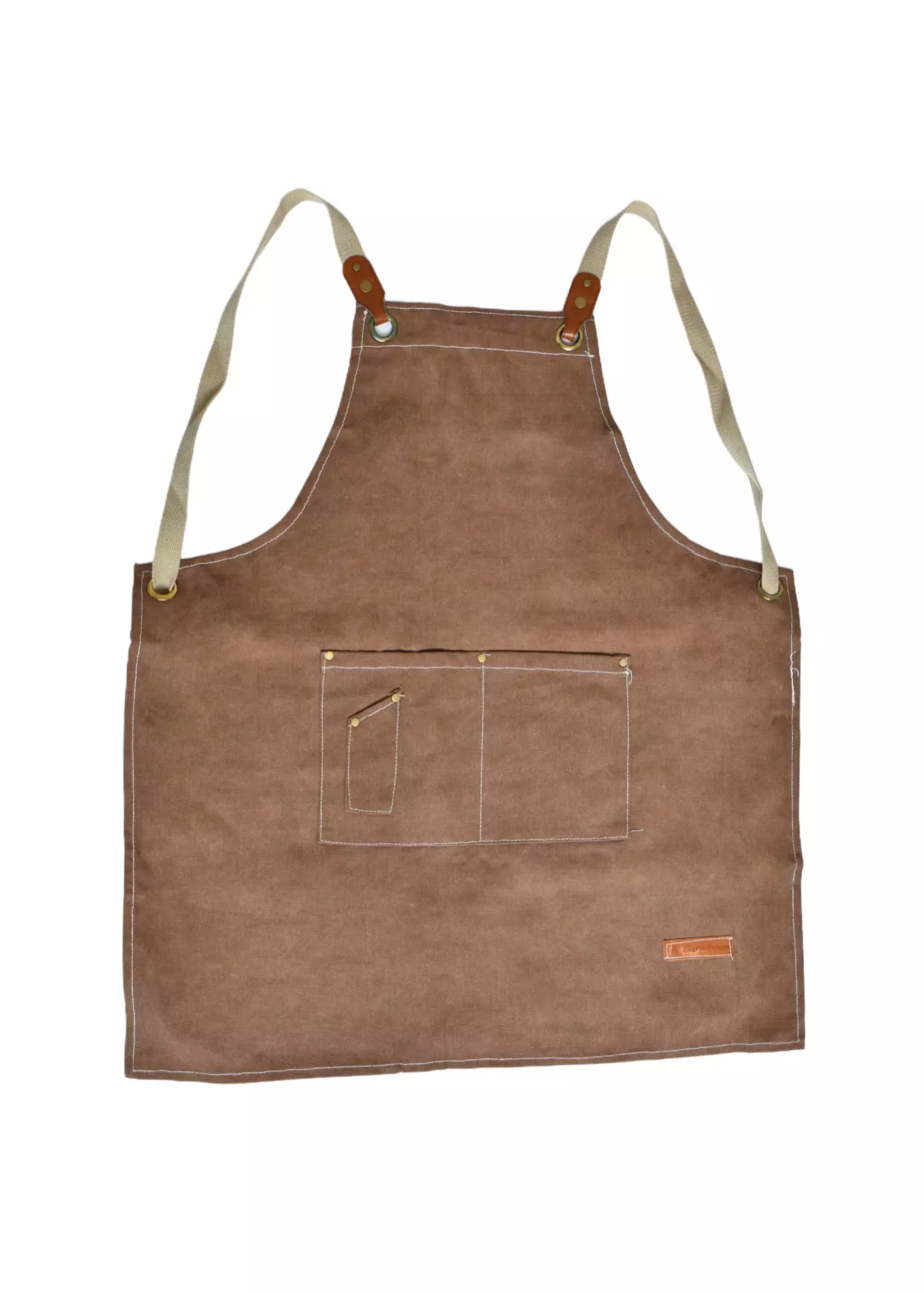 Barber Apron Brown Jeans