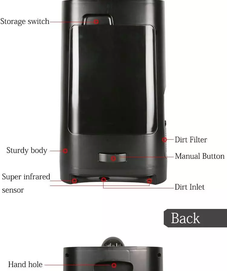 Stylance 1400W 2.7L Professional Barber Saloon Floor Automatic Hair Vacuum Stylance 1400W 2.7L Professional Barber Saloon Floor Automatic Hair Vacuum