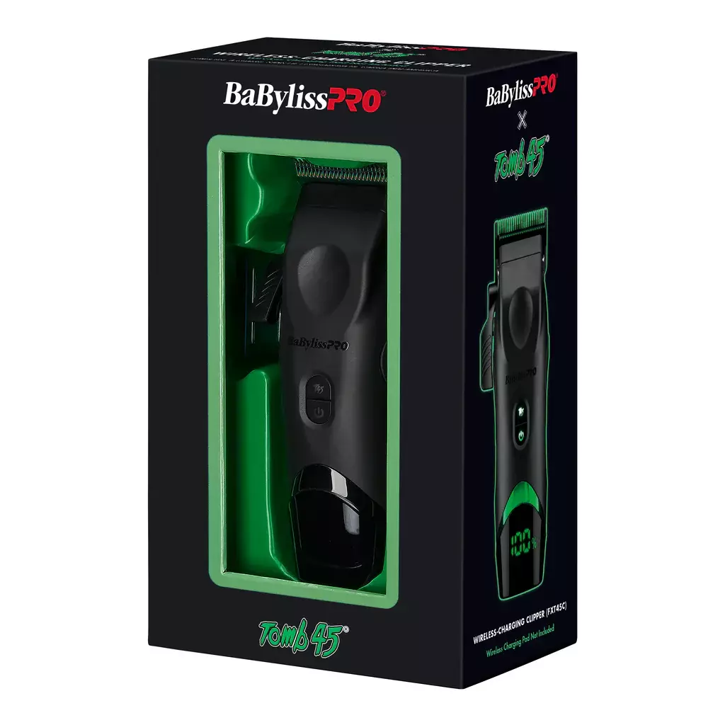 BaBylissPRO x TOMB45 Wireless Charging Clipper