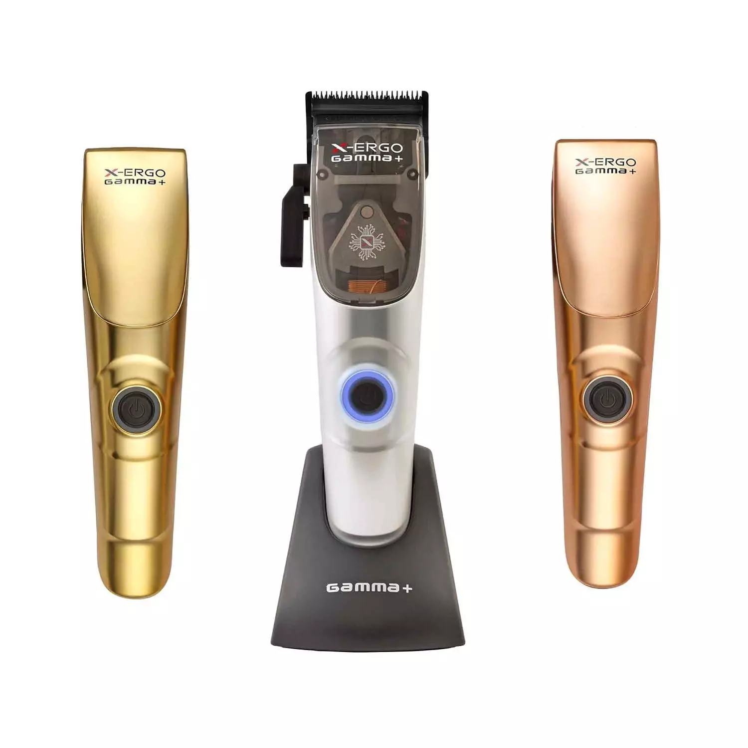 GAMMA+ XErgo Professional Hair Clipper and Ergo Professional Hair Clipper with Microchipped Magnetic Motors GAMMA+ XErgo Professional Hair Clipper and Ergo Professional Hair Clipper with Microchipped Magnetic Motors