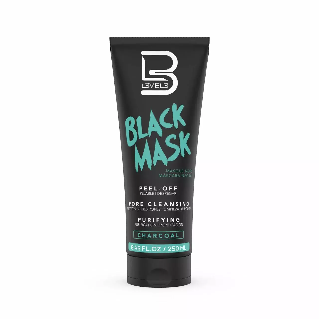 L3VEL3 Black Facial Mask 8.45 oz - 6pcs