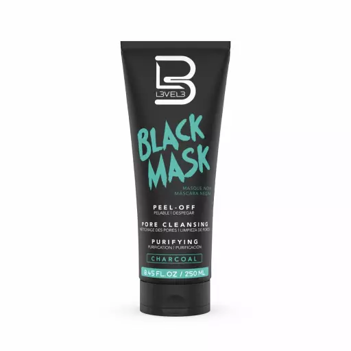 L3VEL3 Black Facial Mask 8.45 oz - 6pcs