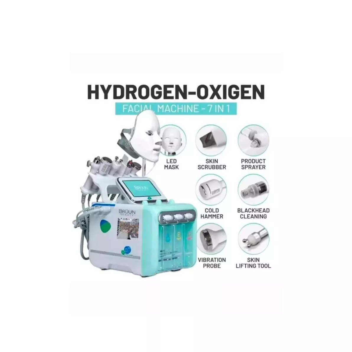Oxy Hidrogen Facial Machines 7 In 1