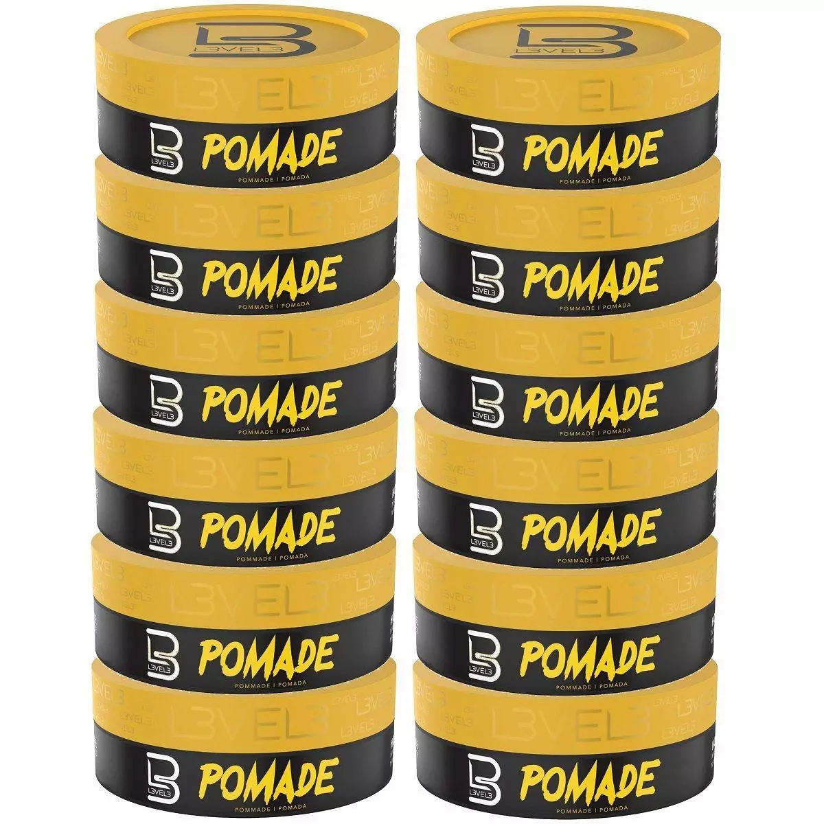 L3VEL3 Hair Styling Pomad [12 Pack]