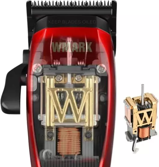 WMARK Professional Hair Clipper for Barber | 10,000 RPM Maglev Motor | DLC Zero-Gapped Fade Blade | Rechargeable and Powerful Hair Cutting Tool NG-X1