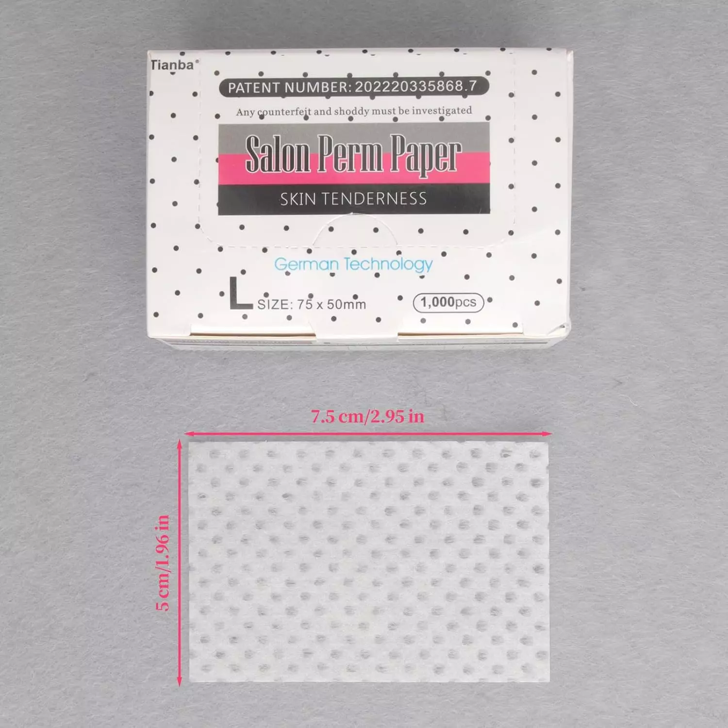 Salon Perm Paper 1000 Pcs