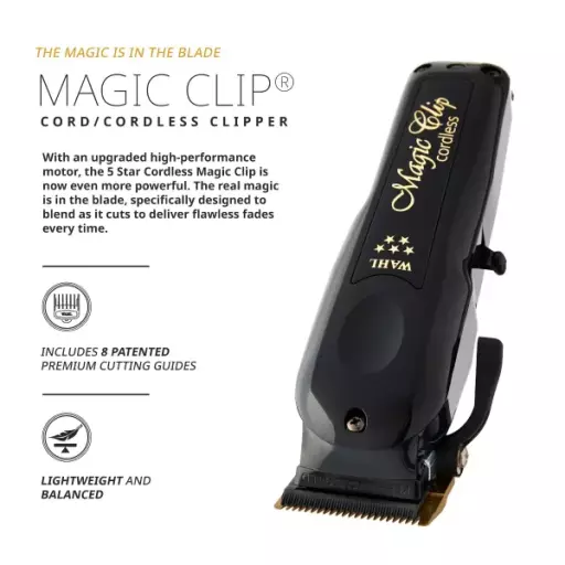 Wahl Professional 5 Star Black Magic Clip Cordless