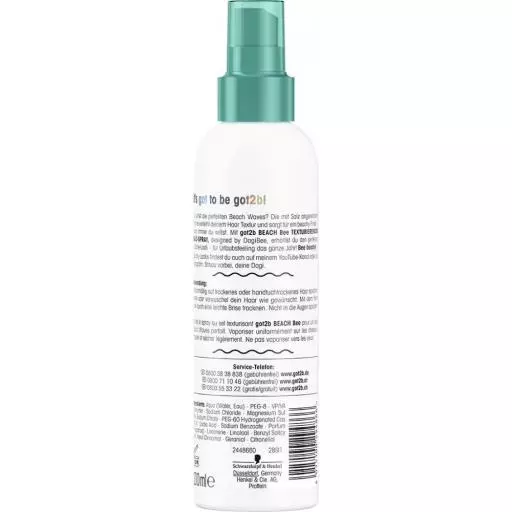 Schwarzkopf got2b Beach Bee Texturing Salt-Spray 200 ml / 6.8 oz