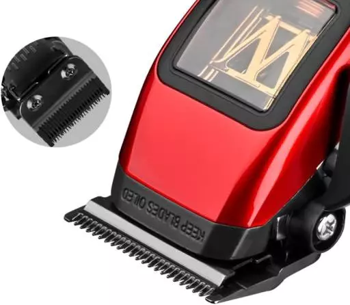 WMARK Professional Hair Clipper for Barber | 10,000 RPM Maglev Motor | DLC Zero-Gapped Fade Blade | Rechargeable and Powerful Hair Cutting Tool NG-X1
