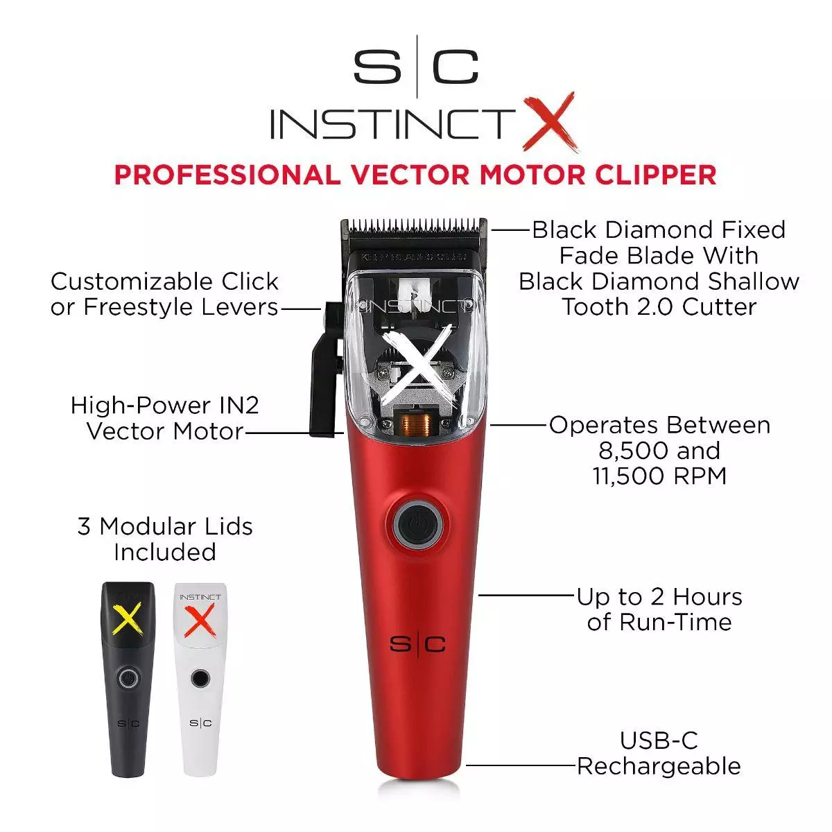Instinct-X Professional Hair Clipper Instinct-X Professional Hair Clipper