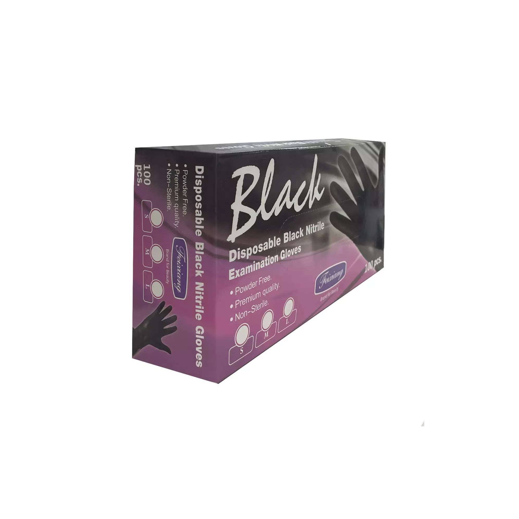 Disposable Black Nitrile Gloves