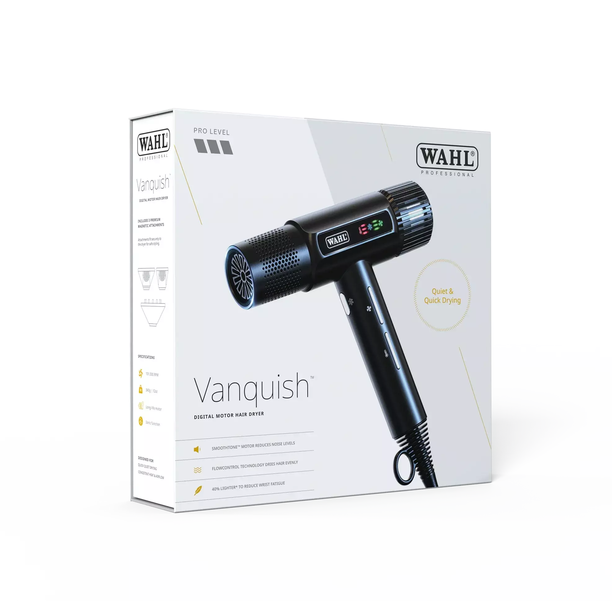 WAHL Vanquish Lightweight Hair Dryer LED Display WAHL Vanquish Lightweight Hair Dryer LED Display