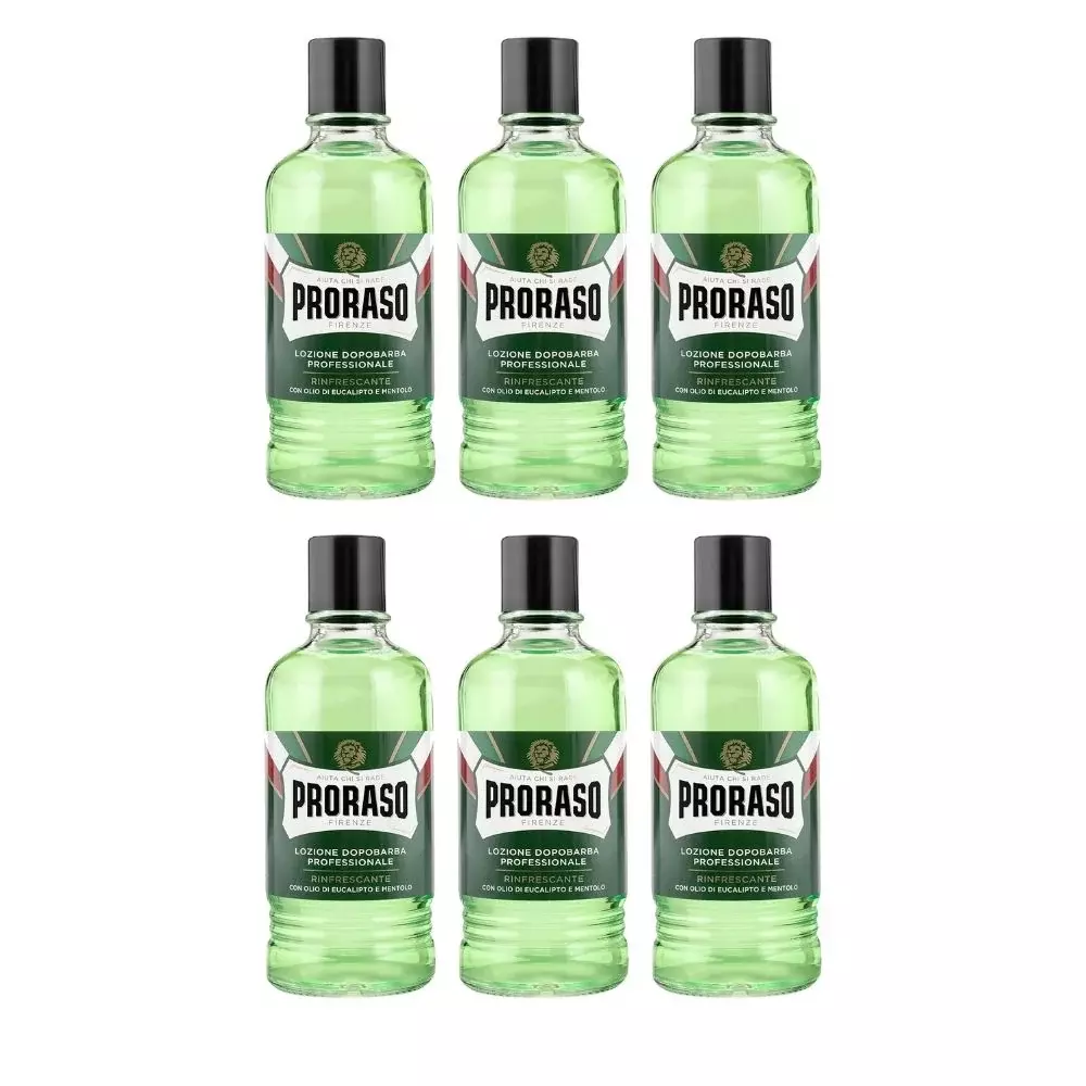 Proraso After Shave Lotion Refreshing - Green 13.5 oz - 6 Pack