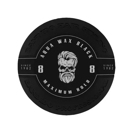 BANDIDO Aqua Wax 8 Maximum Hold Black 450ml