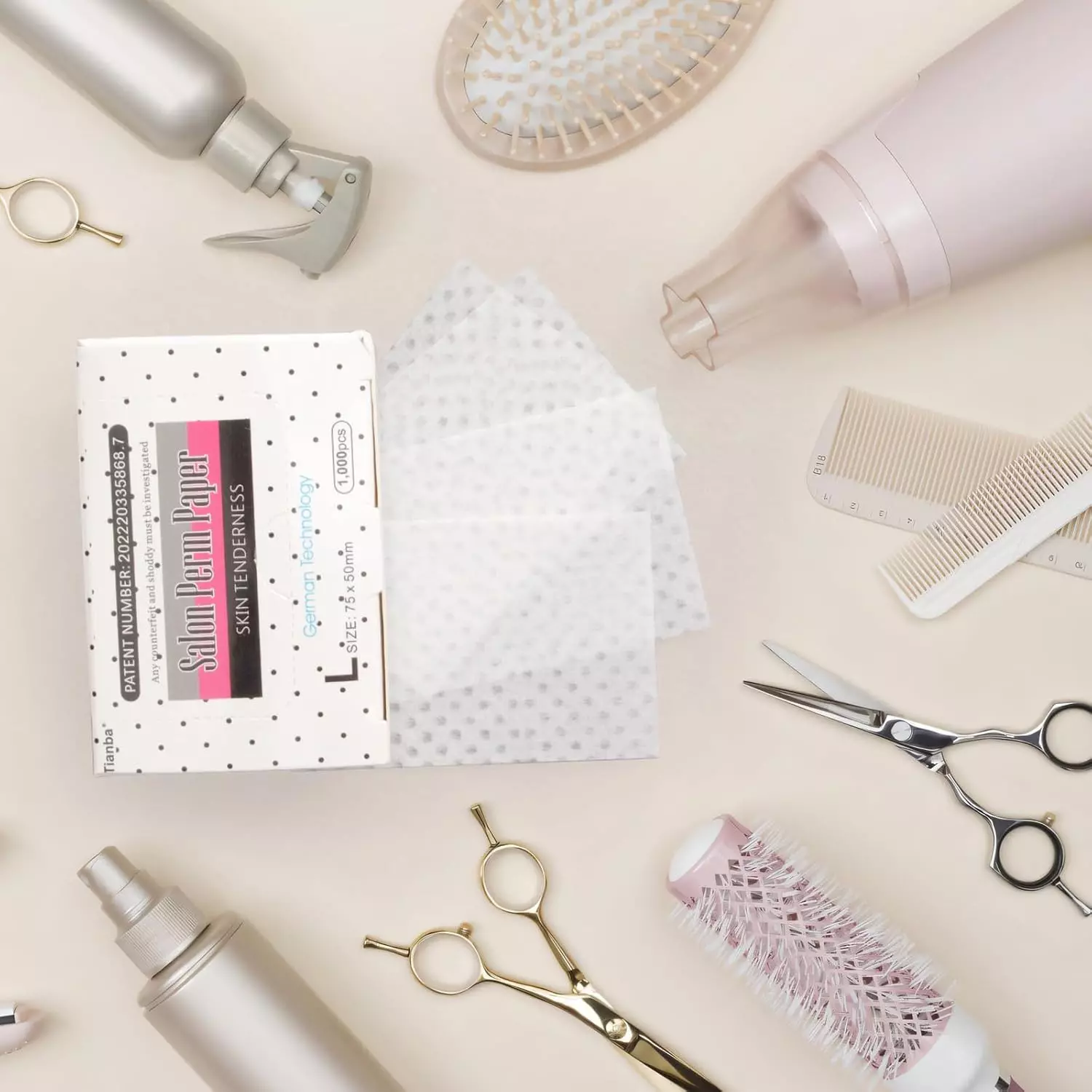 Salon Perm Paper 1000 Pcs