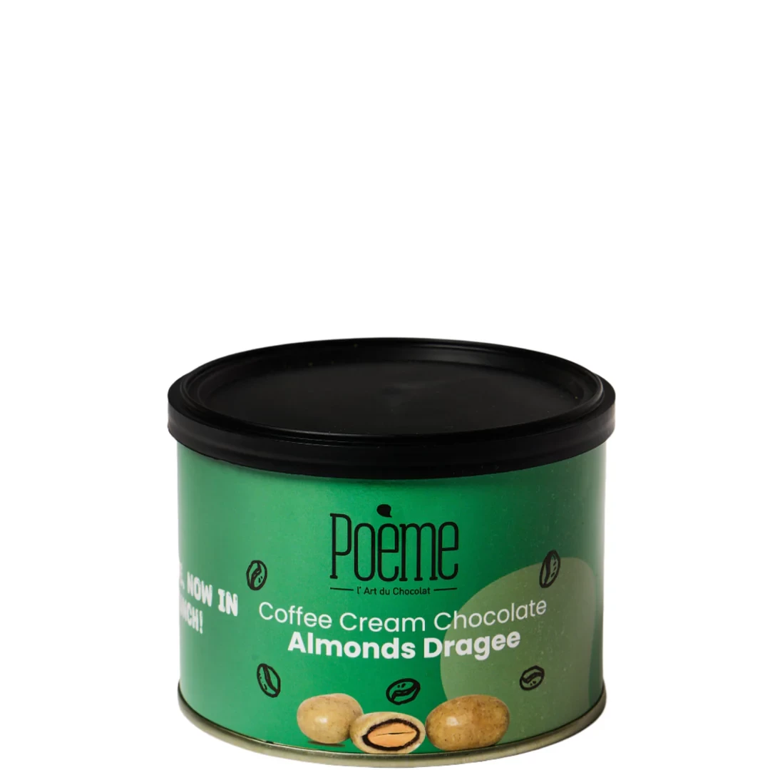 POEME COFFEE CREAM CHOCO ALMONDS DRAGEE 130 G