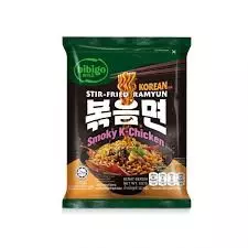 BIBIGO KOREAN NOODLES SMOKY CHICKEN 122 G