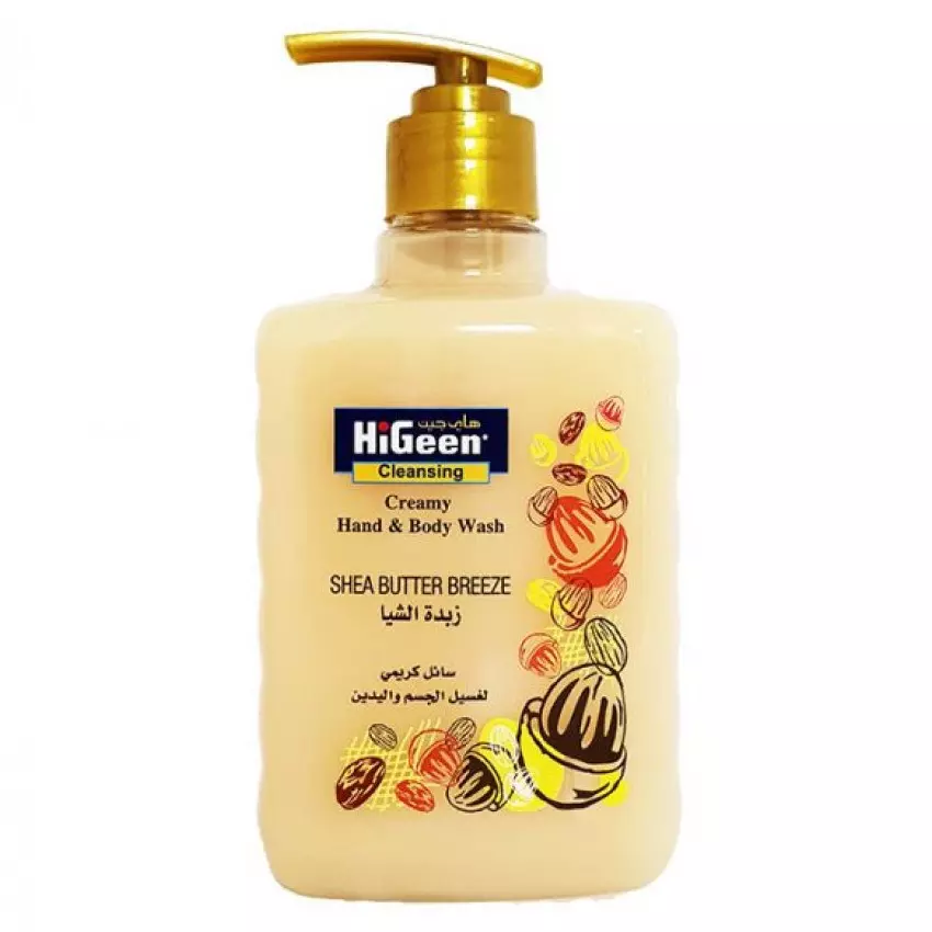 HIGEEN HAND & BODY WASH SHEA BUTTER BREEZE 500 ML