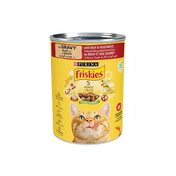 FRISKIES CAT CIG BEEF 400G