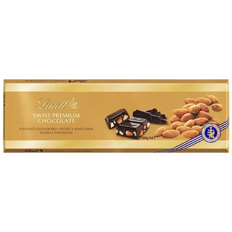 LINDT GOLD BLACK ALMONDS 300 G