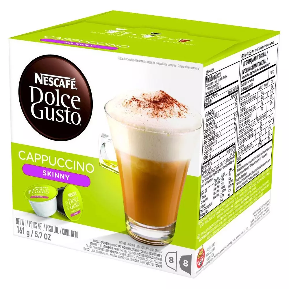 NESCAFE DOLCE GUSTO SKINNY CAPPUCCINO 161.6G 