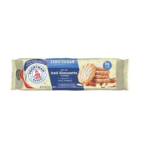 VOORTMAN COOKIES SUGAR FREE 227G ICED ALMONETTE