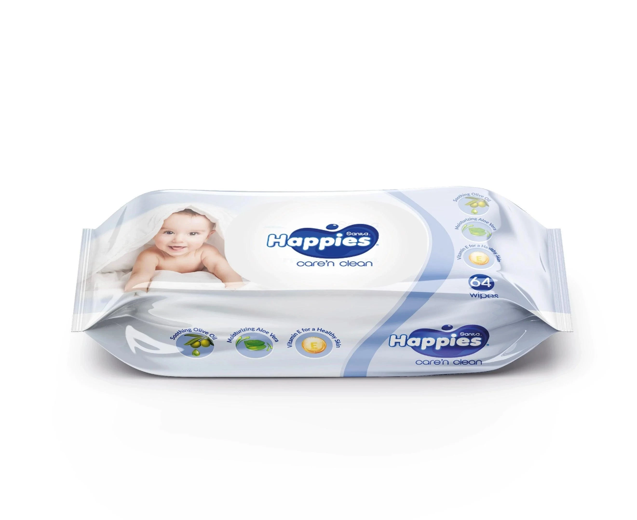 HAPPIES PURE WATER WIPES*56