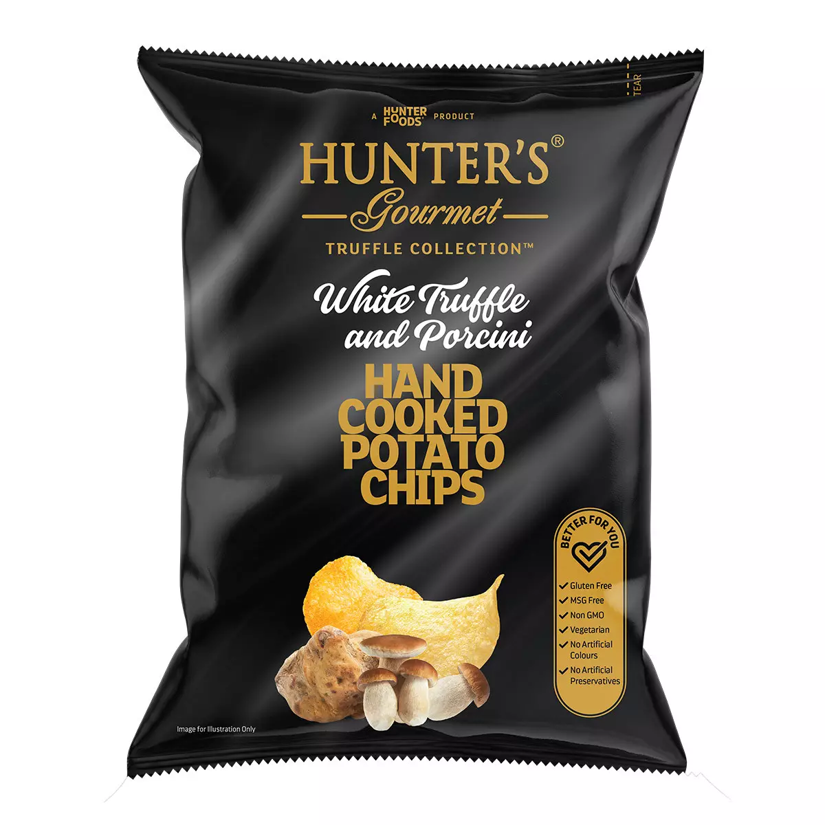 HUNTERS GOURMET WHITE TRUFFLE & PORCINI 125 G