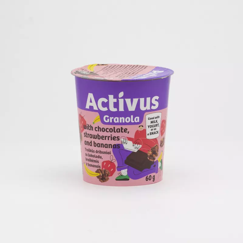 ACTIVUS GRANOLA CUP 60G 