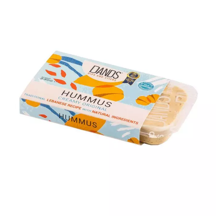 DANDS DIPS AND STICKS HUMMUS CREAMY ORIGINAL 230 G