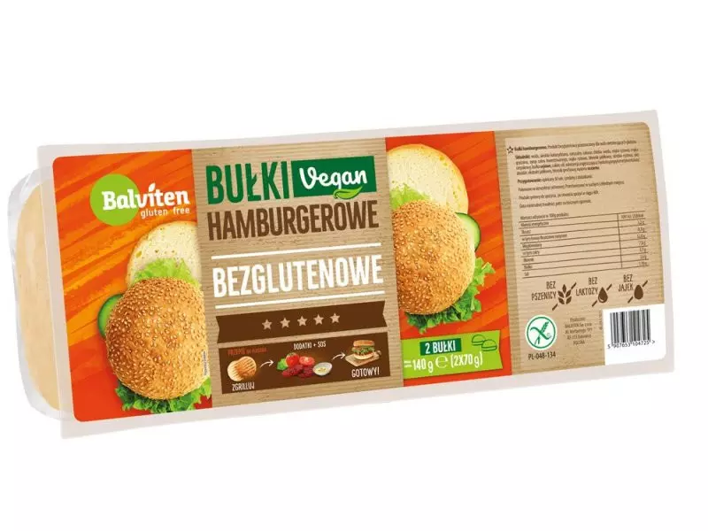 BALVITEN HAMBURGER ROLL 140G  