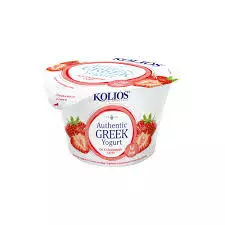 KOLIOS GREEK YOGURT STRAWBERRY 0 FAT 150G