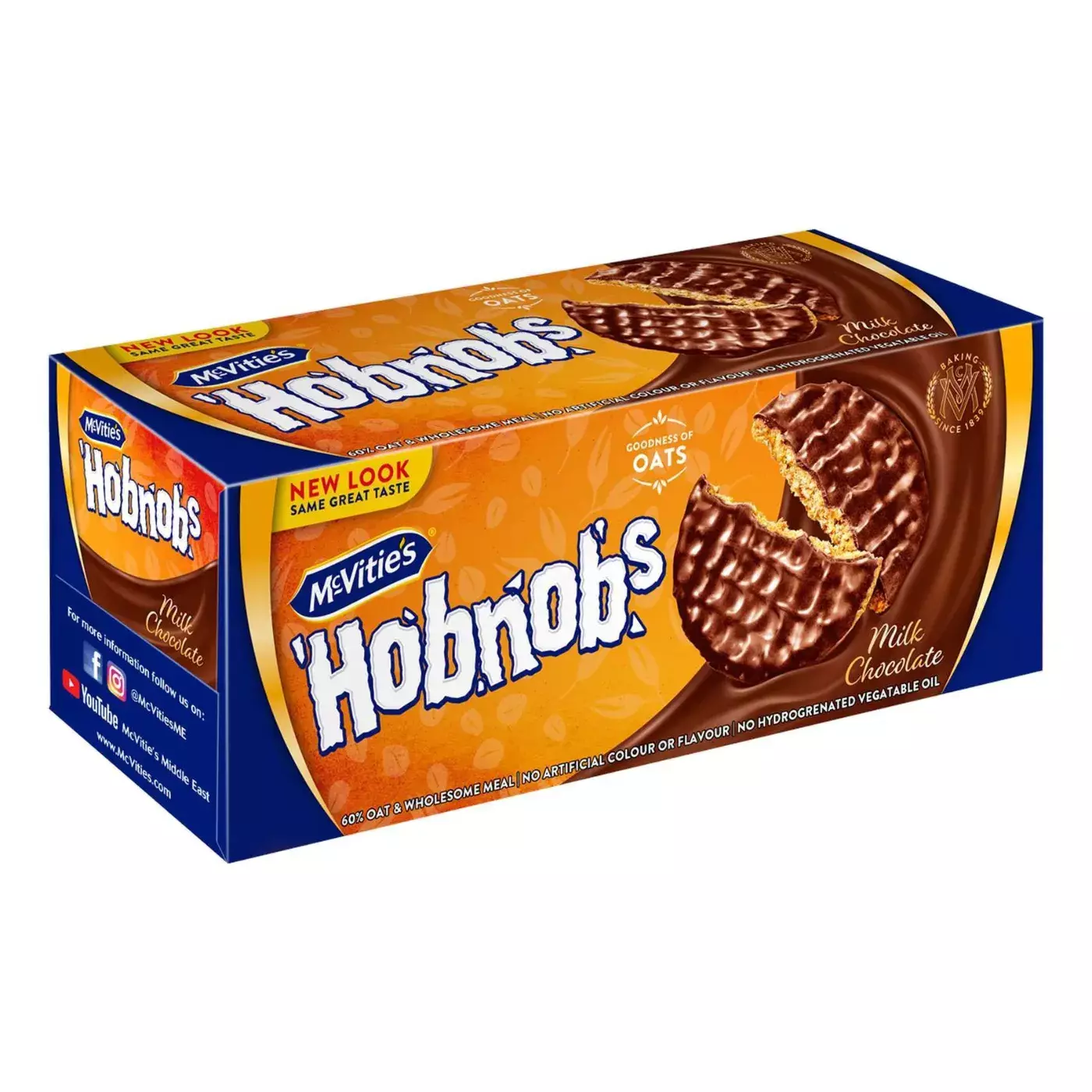 MCVITIES HOBNOBS MILK CHOCOLATE 300 G
