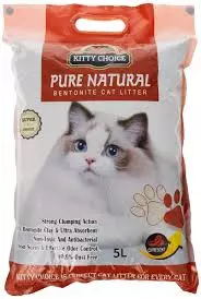 KITTY CAT BENTONITE CAT LITTER NATURAL 5KG