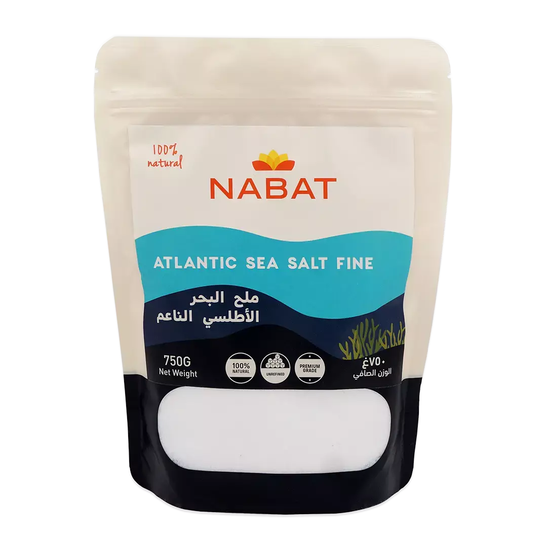 NABAT ATLANTIC SEA SALT FINE 750 G
