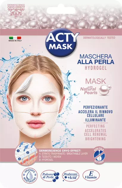 ACTY MASK HYDRO GEL MASK WITH NATURAL PEARLS