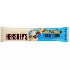 HERSHYES CHOCO TUBES COOKIES N CREAM 18G