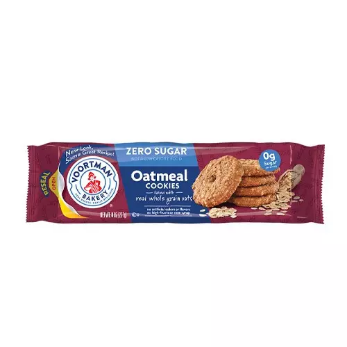 VOORTMAN COOKIES SUGAR FREE 227G OATMEAL