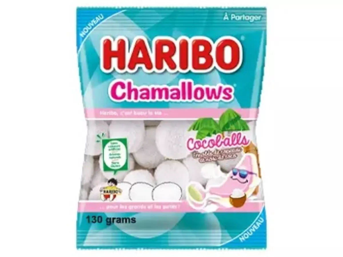 HARIBO CHAMALLOWS COCOBALLS 130 G
