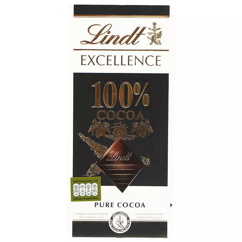 LINDT EXCELLENCE 100% COCOA INFINITE DARK 50G  