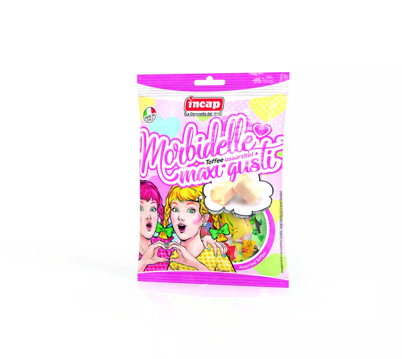 INCAP ASSORTED SOFT CANDIES MORBIDELLA MAXI GF125G