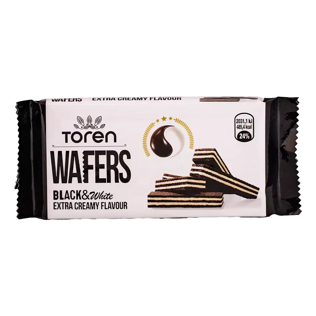 TOREN WAFERS BLACK & WHITE 55G  