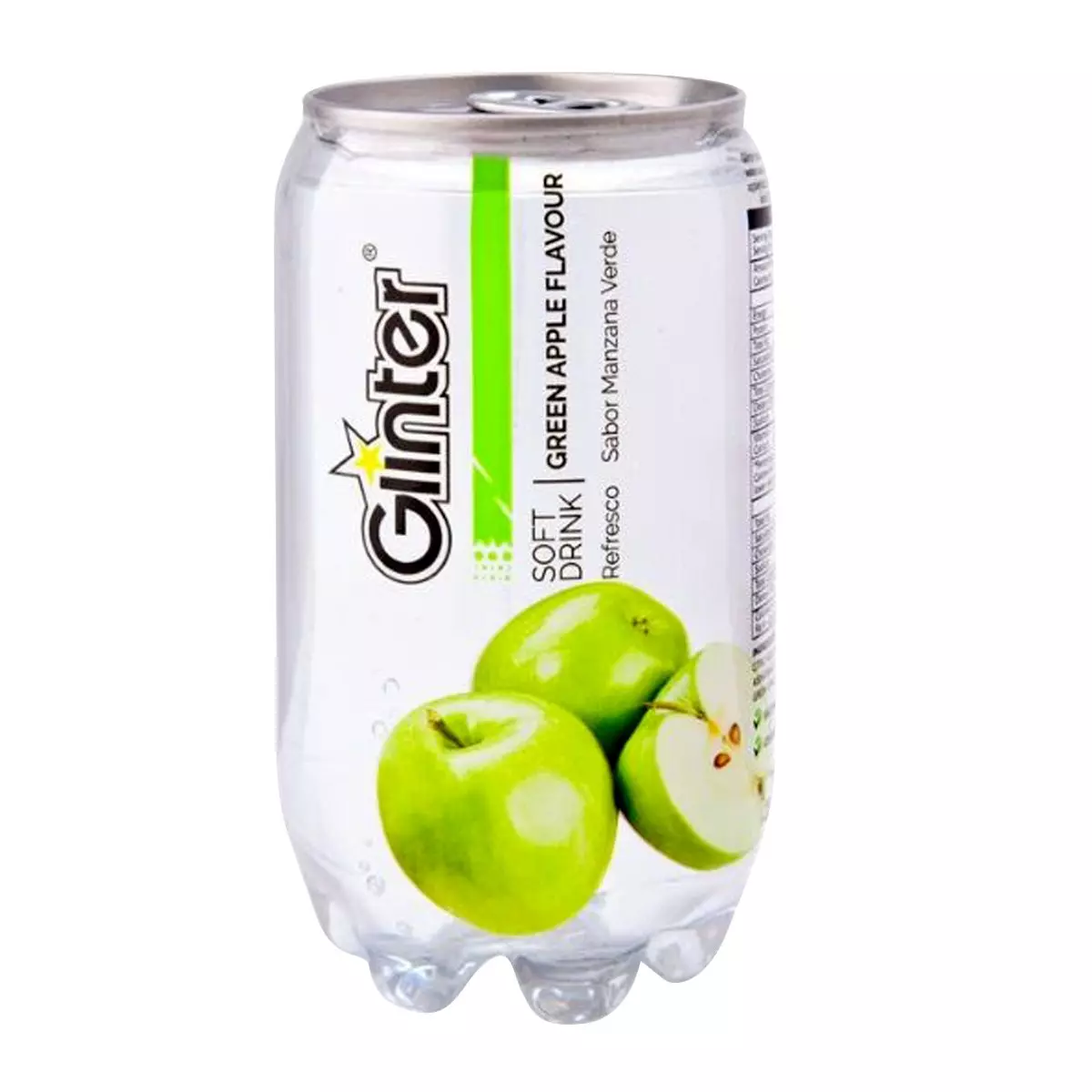 GLINTER SPARKLING WATER APPLE 350 ML