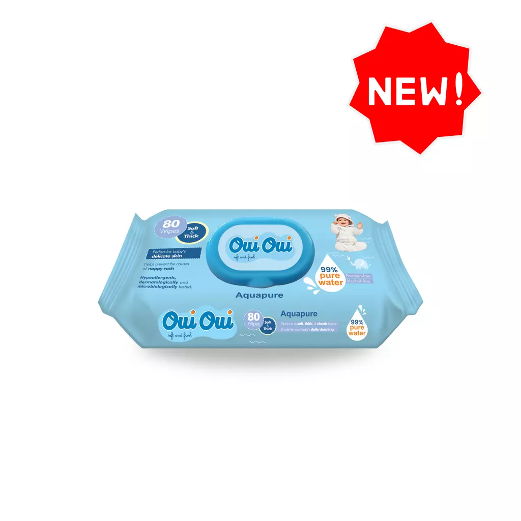 OUI OUI WIPES AQUAPURE *80