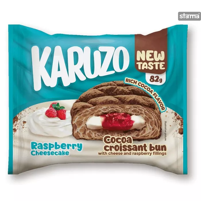 KARUZO CROISSANT RASPBERRY 82G 