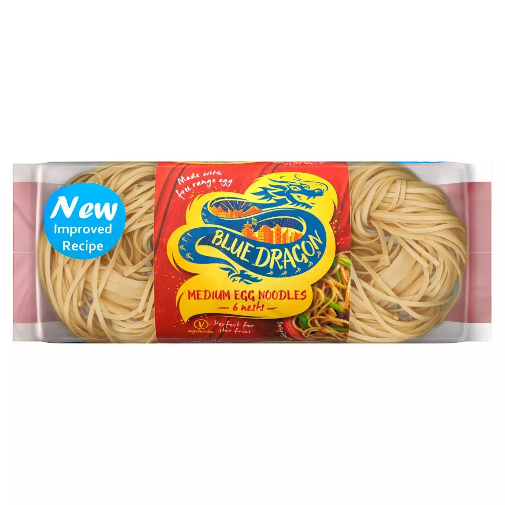 BLUE DRAGON MEDIUM EGG NOODLES 300G  