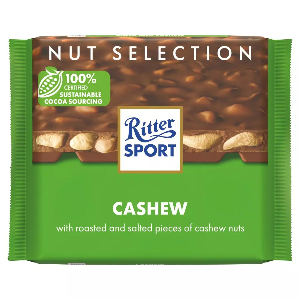 RITTER SPORT NS CASHEW 100G 