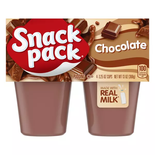 SNACK PACK PUDDING CHOCOLATE *4 368 G